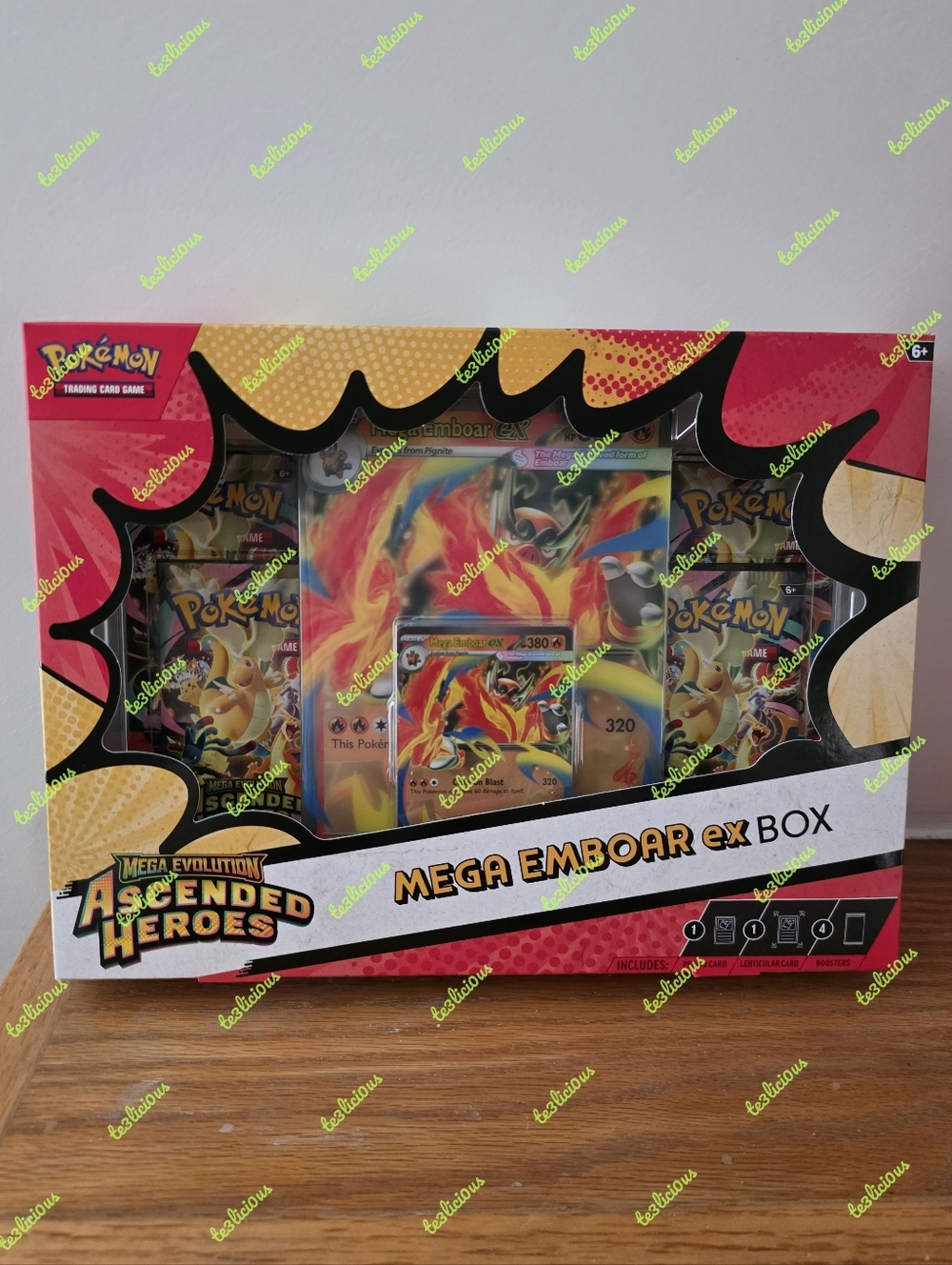 POKÉMON TCG MEGA EVOLUTION ASCENDED HEROES MEGA EMBOAR EX BOX *SEALED*